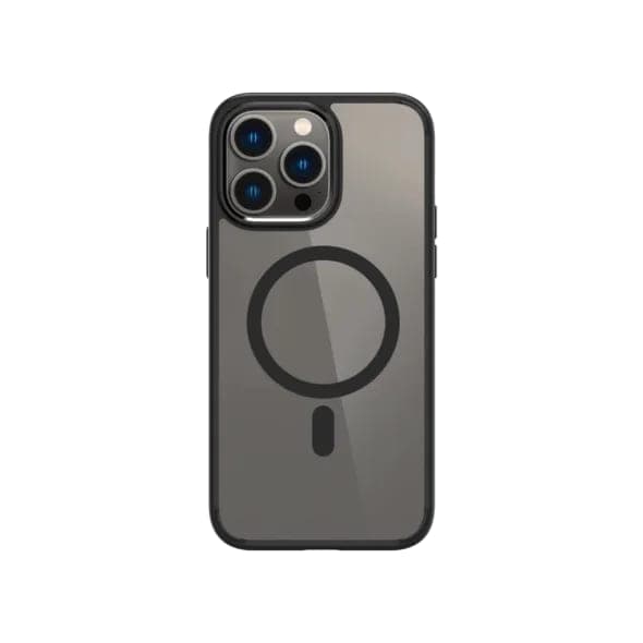 Чохол для Apple iPhone 14 Pro Max Spigen Silicone Case Ultra Hybrid with MagSafe Black/чорний