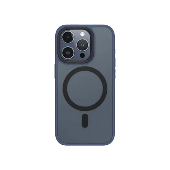 Чохол для Apple iPhone 15 Pro Blueo Frosted with MagSafe Dark blue/темно-синій