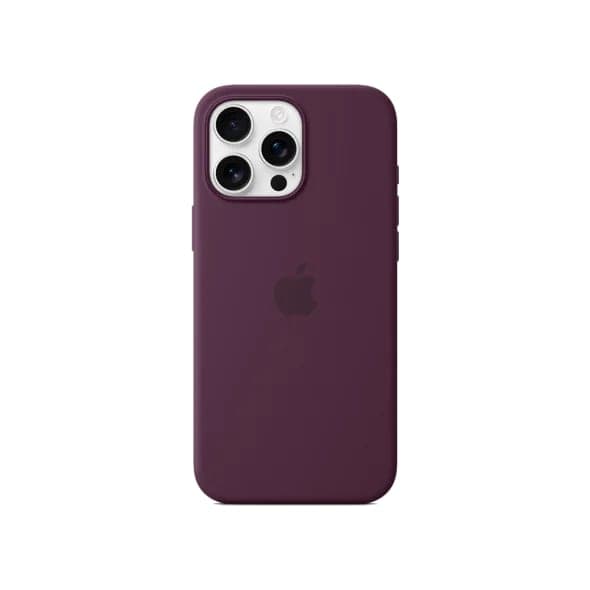 Чохол для Apple iPhone 16 Pro Max Silicone Case with MagSafe HQ Copy Plum