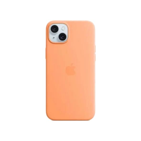 Чохол для iPhone 15 Plus Silicone Case with MagSafe - Orange Sorbet (MT173)