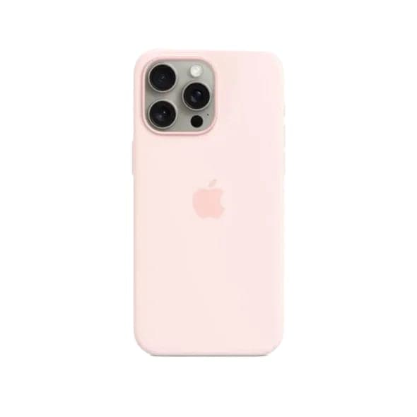 Чохол для iPhone 15 Pro Silicone Case with MagSafe - Light Pink (MT1F3)