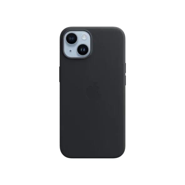 Чохол для смартфона Apple iPhone 14 Leather Case with MagSafe - Midnight (MPP43)