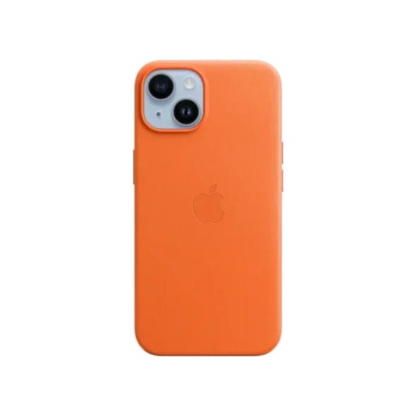 Чохол для смартфона Apple iPhone 14 Leather Case with MagSafe - Orange (MPP83)