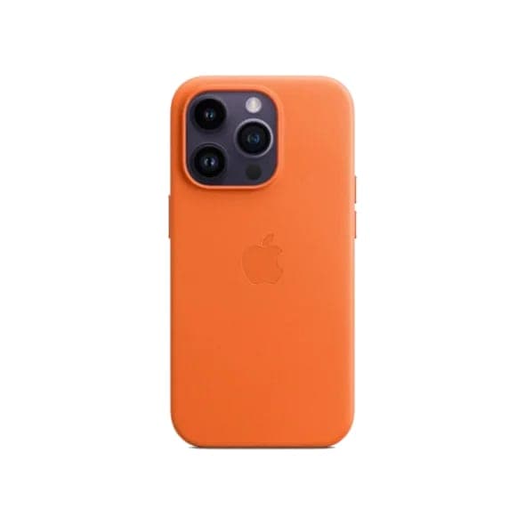 Чохол для смартфона Apple iPhone 14 Pro Max Leather Case with MagSafe - Orange (MPPR3)