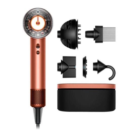 Фен Dyson Supersonic HD16 Nural Curly+Coily Amber Silk/Pink Champagne Limited Edition (143709-01)
