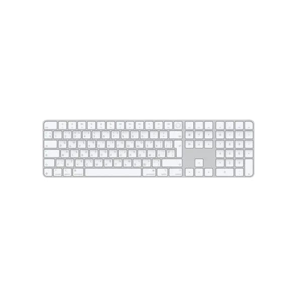 Клавіатура Apple Magic Keyboard with Touch ID and Numeric Keypad for Mac with Apple silicon USB-C White Keys (MXK73)