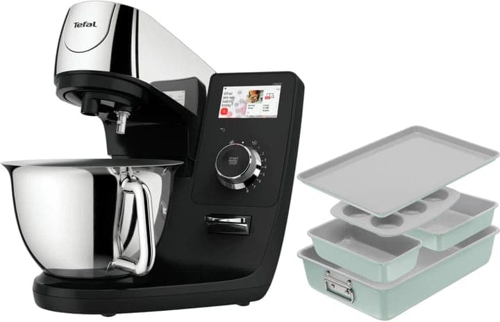 Кухонна машина Tefal I-Coach Touch QB951837 + набір для випікання Tefal Ceramik в подарунок