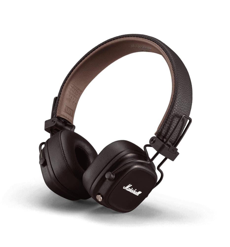 Навушники накладні бездротові Marshall Major IV Bluetooth Brown 1006127