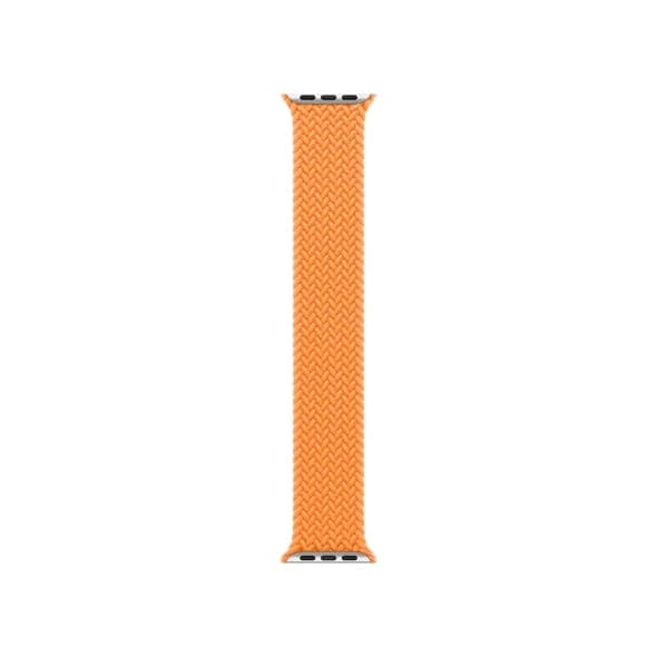 Ремінець Apple Bright Orange Braided Solo Loop - Size 3 для Watch 38/40/41mm (MQXQ3)