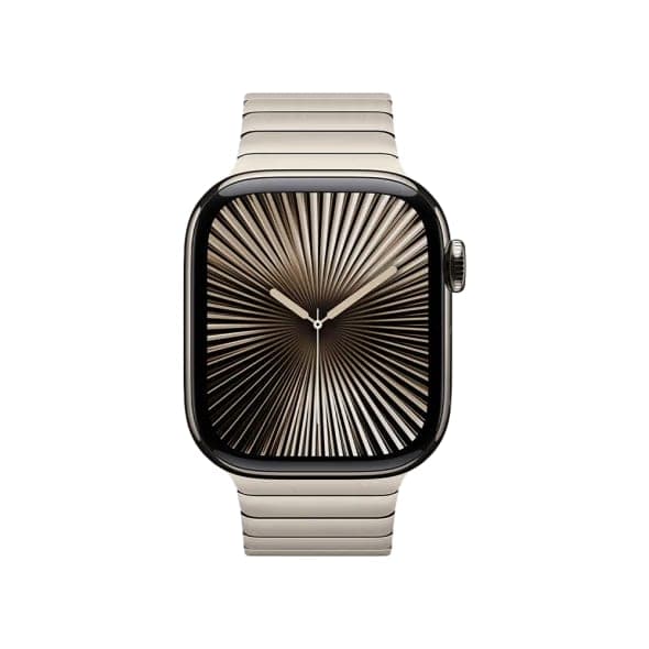 Смарт-годинник Apple Watch Series 10 GPS + Cellular 42mm Natural Titanium Case w. Natural Link Bracelet (MX0J3+MXMA3)