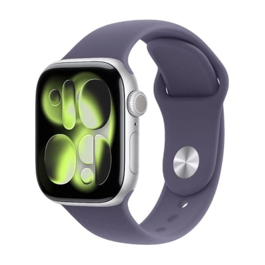 Смарт-годинник Apple Watch Series 11 GPS 46mm Aluminium Silver Case with Purple Fog Sport Band - S/M