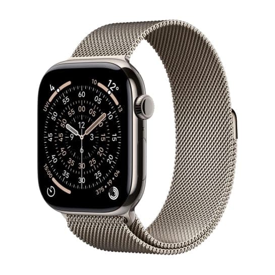 Смарт-годинник Apple Watch Series 11 GPS + Cellular 46mm Natural Titanium Case with Natural Milanese Loop - M/L