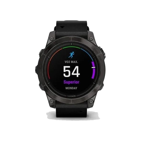 Смарт-годинник Garmin Epix Pro Gen 2 Sapphire 47mm Carbon G. DLC Tit. with B. Leather Band (010-02803-30)