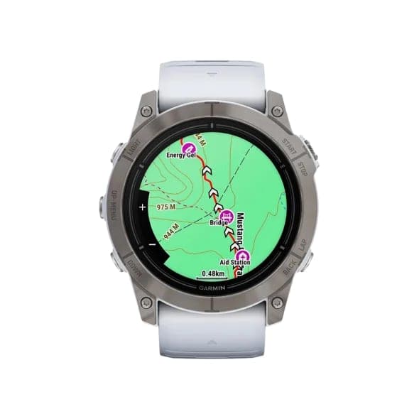Смарт-годинник Garmin Epix Pro Gen 2 Sapphire 51mm Titanium w. Whitestone Band (010-02804-10/11)