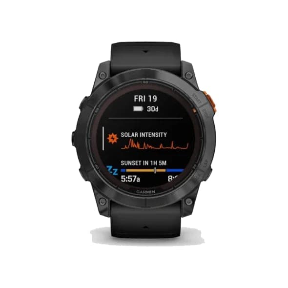 Смарт-годинник Garmin Fenix 7X Pro Solar Slate Gray w. Black Band (010-02778-00/01)