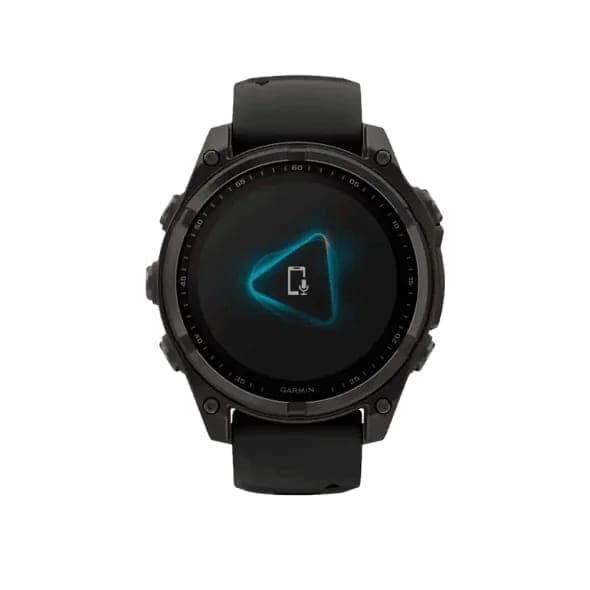 Смарт-годинник Garmin Fenix 8 47mm Solar Sapphire Carbon Gray DLC Titanium w. Black/Pebble Gray S. Band (010-02906-10/11)