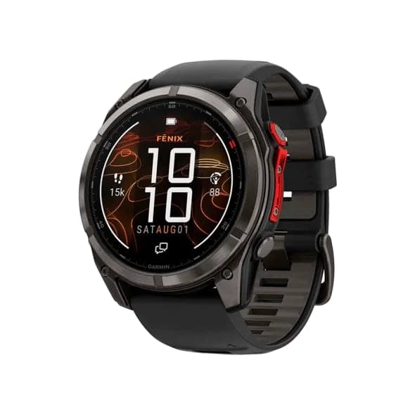 Смарт-годинник Garmin Fenix 8 Pro 51 mm MicroLED Carbon Gray Titanium with Black/Pebble Gray (010-03380-00/01)