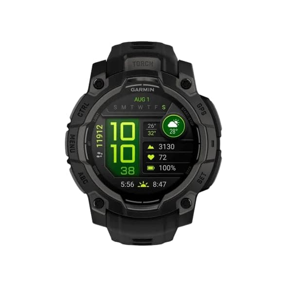 Смарт-годинник Garmin Instinct 3 45mm AMOLED Black with Black Band (010-02936-00)