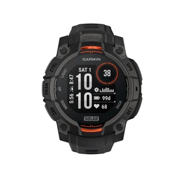 Смарт-годинник Garmin Instinct 3 45mm Solar Black with Black Band (010-02934-00)
