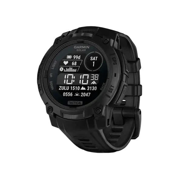 Смарт-годинник Garmin Instinct 3 50mm Solar Tactical Edition Black with Black Band (010-02935-50/90)