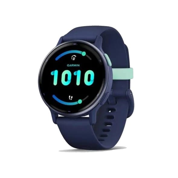 Смарт-годинник Garmin vivoactive 5 Metallic Navy Aluminum Bezel with Navy Case and Silicone Band (010-02862-12/52)