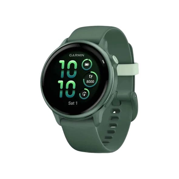 Смарт-годинник Garmin Vivoactive 6 Metallic Jasper Green with Jasper Green Band (010-02985-02/42)