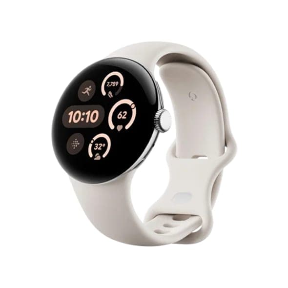 Смарт-годинник Google Pixel Watch 3 41 mm Wi-Fi Polished Silver Aluminum Case/Porcelain Active Band