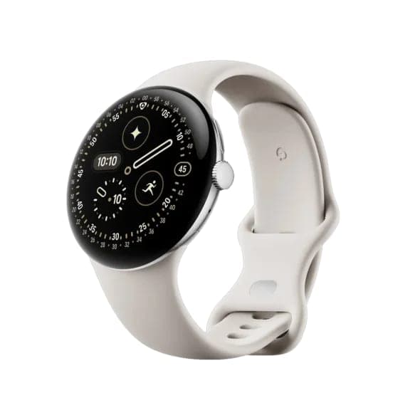 Смарт-годинник Google Pixel Watch 4 41mm LTE Polished Silver Aluminum case / Porcelain Active Band