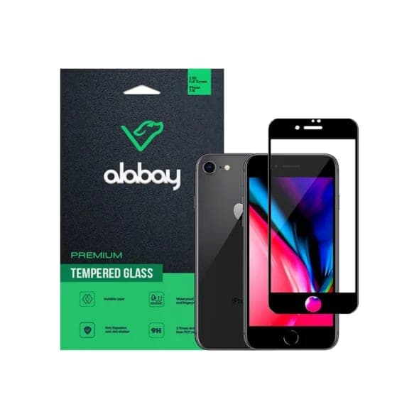 Захисне скло Apple iPhone 7/8 Plus Alabay White