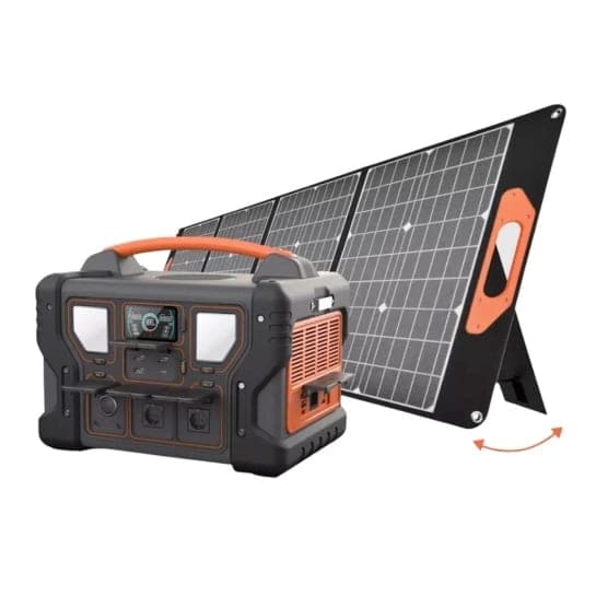 Зарядна станція Portable Power Station M1000 + сонячна панель (1000 Вт/год)