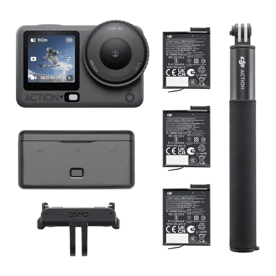 Екшн-камера DJI Osmo Action 6 Adventure Combo (CP.OS.00000506.02)