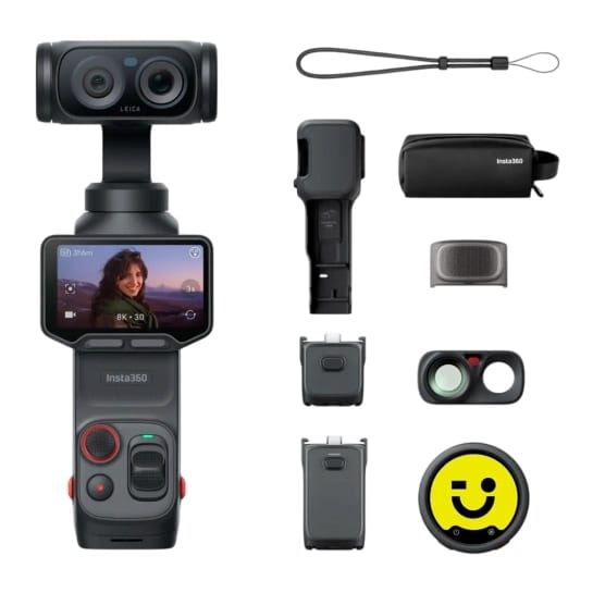 Екшн-камера Insta360 Luna Ultra Creator Bundle Cosmic Black (CINSABTA-LUNA03)