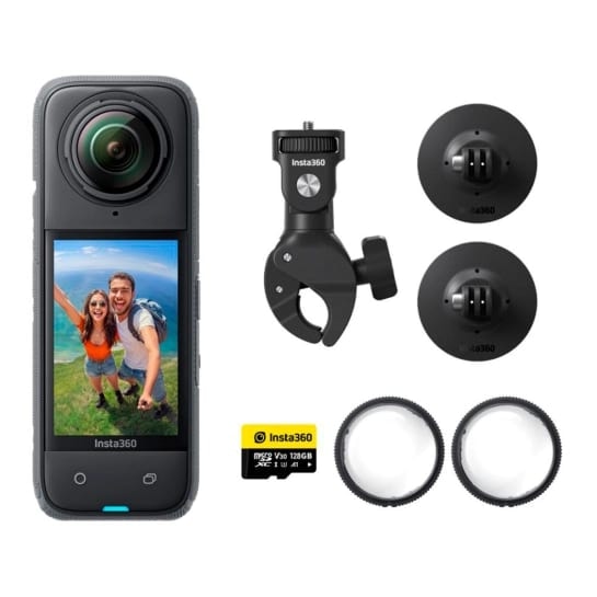 Екшн-камера Insta360 X4 Motorcycle Bundle (CINSABMA-X405)