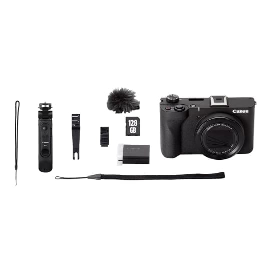 Фотоапарат Canon PowerShot V1 Premium Vlogger Kit Black (6390C006)