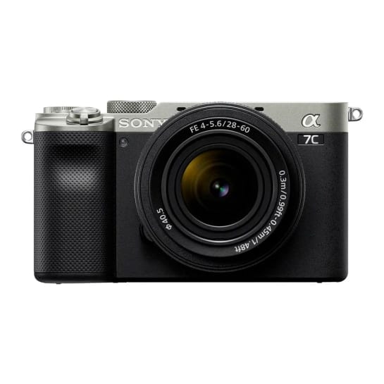 Фотоапарат со сменным об'єктивом Sony Alpha a7C Kit 28-60mm Silver (ILCE7CLS.CEC)