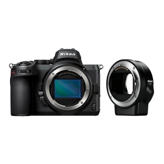 Фотоапарат з адаптером для об'єктиву Nikon Z5 Body + FTZ Mount Adapter (VOA040K002)