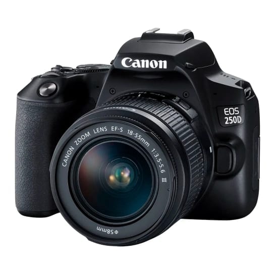 Фотоапарат зі змінним об'єктивом Canon EOS 250D Kit (18-55mm) DC III (3454C009)