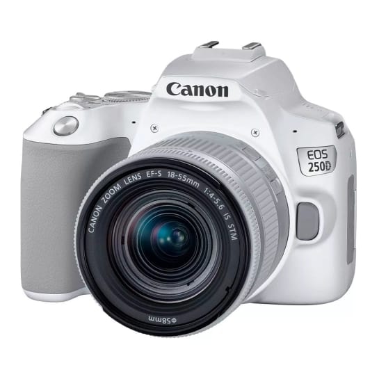Фотоапарат зі змінним об'єктивом Canon EOS 250D Kit (18-55mm) EF-S IS STM White (3458C003)