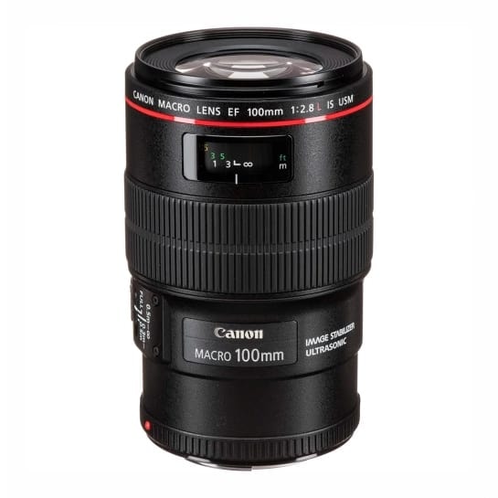 Об'єктив фотокамери Canon EF 100mm f/2.8L Macro IS USM (3554B005)