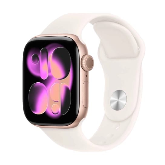 Смарт-годинник Apple Watch Series 11 GPS 42mm Aluminium Rose Gold Case with Light Blush Sport Band - M/L