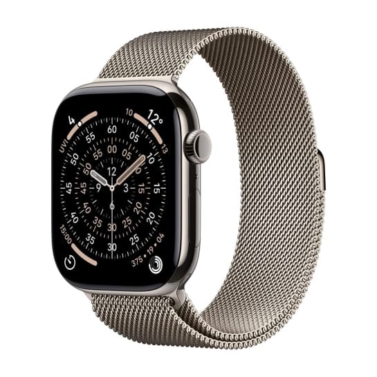 Смарт-годинник Apple Watch Series 11 GPS + Cellular 42mm Natural Titanium Case with Natural Milanese Loop