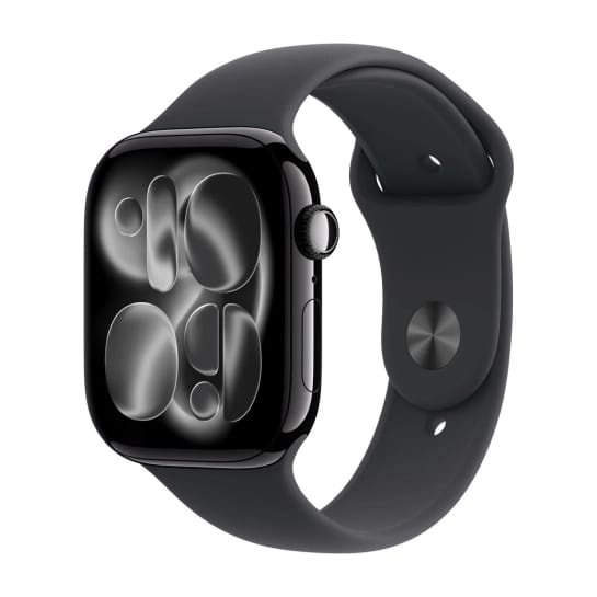 Смарт-годинник Apple Watch Series 11 GPS + Cellular 46mm Aluminium Jet Black Case with Black Sport Band - M/L