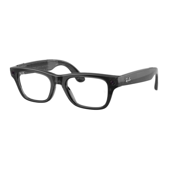 Смарт-окуляри Ray-Ban Meta Blayzer Optics Gen 2 - Transparent Black Frame with Demo Lens (RW7001 8526 50-19)