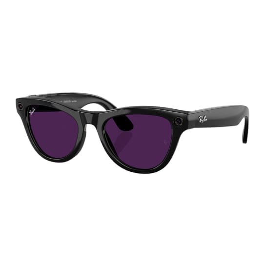 Смарт-окуляри Ray-Ban Meta Skyler - Shiny Black Frame with Clear/Amethyst Transitions Lenses (RW4010 601/CH 52)