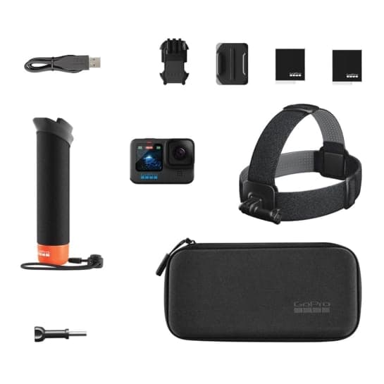 Екшн-камера GoPro HERO12 Black + Enduro + Head Strap + Handler Floating UA