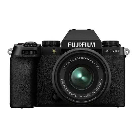 Фотоапарат зі змінним об'єктивом Fujifilm X-S10 Kit 15-45mm Black (16670106)
