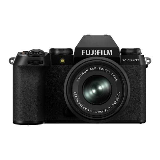 Фотоапарат зі змінним об'єктивом Fujifilm X-S20 Kit 15-45mm f/3.5-5.6 Black (16781917)