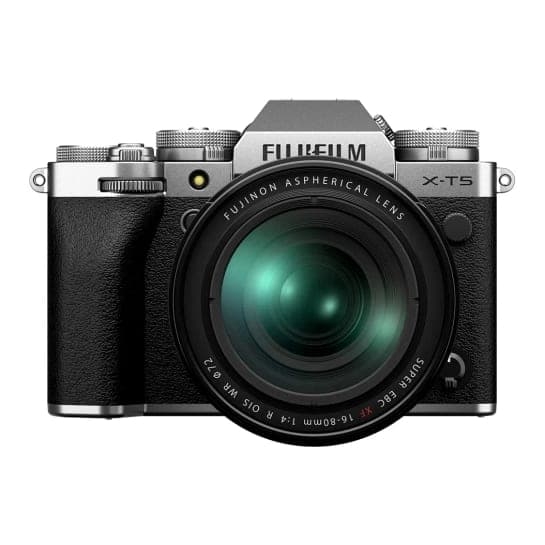 Фотоапарат зі змінним об'єктивом Fujifilm X-T5 Kit 16-80mm Silver (16782662)
