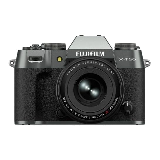 Фотоапарат зі змінним об'єктивом Fujifilm X-T50 Kit 16-50mm f/2.8-4.8R LM WR Charcoal Silver (16828650)