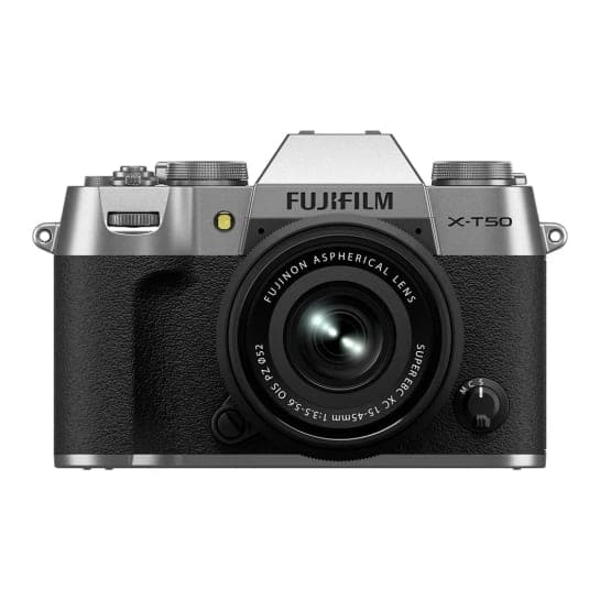 Фотоапарат зі змінним об'єктивом Fujifilm X-T50 Kit 15-45mm f/3.5-5.6 Silver (16828832)